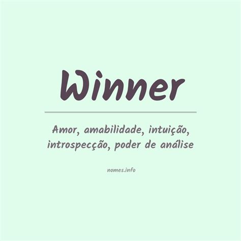 winners significado